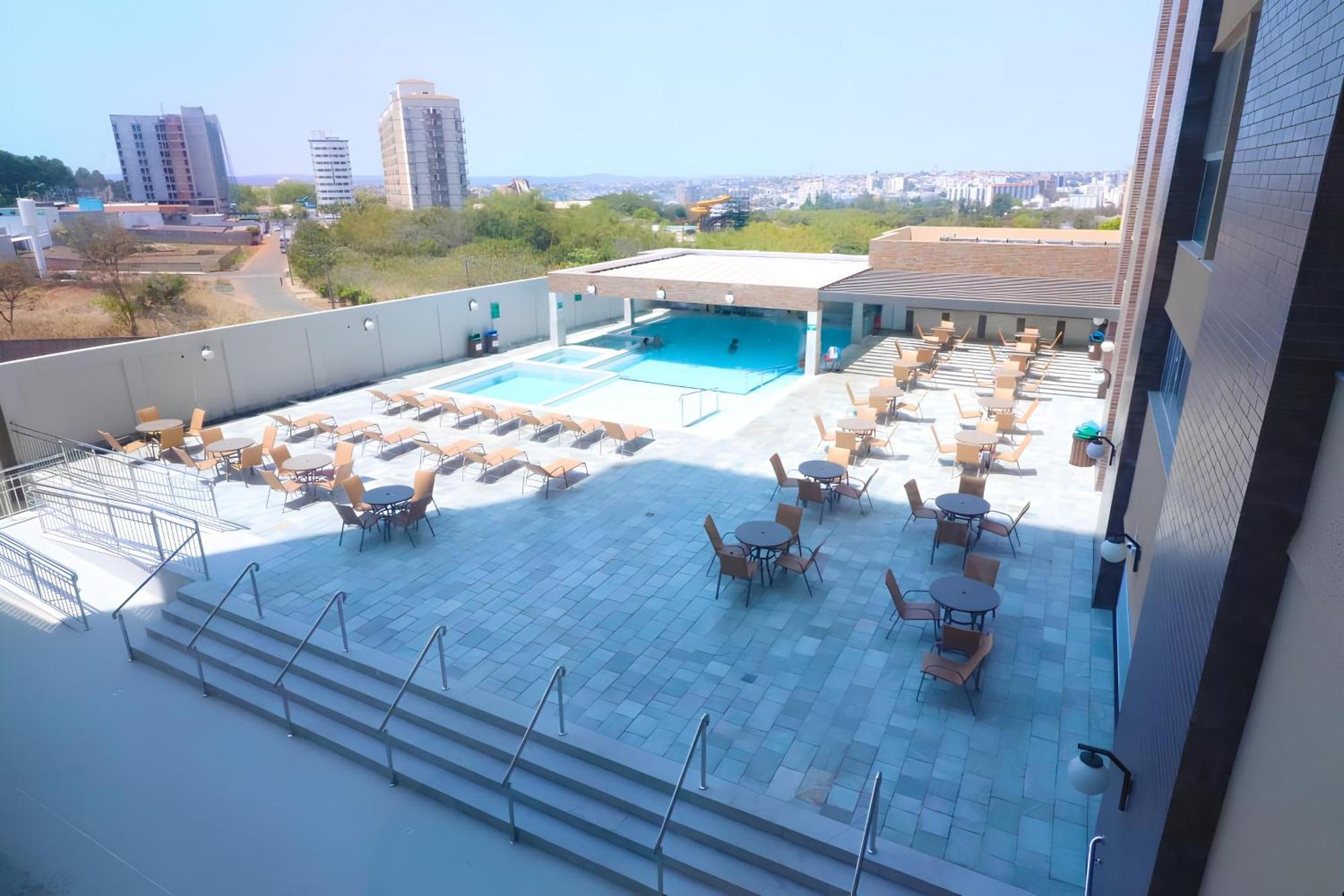 Piazza Diroma Com Acesso Ao Acqua Park Apartment Caldas Novas Exterior foto